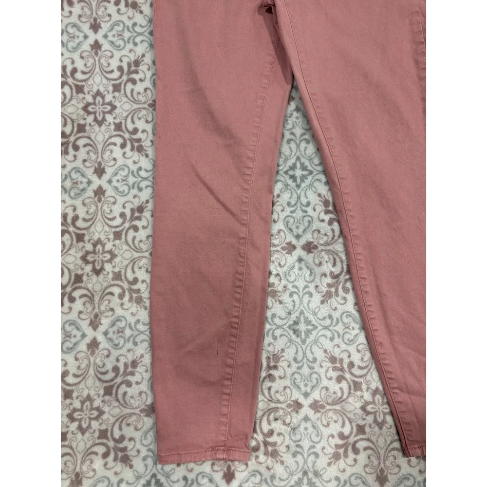 Buffalo David Bitton Havana High Rise Ankle Skinny Jeans Pink 4/27 Soft Stretch